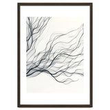 Abstract Black Branching Lines Flowing thumbnail