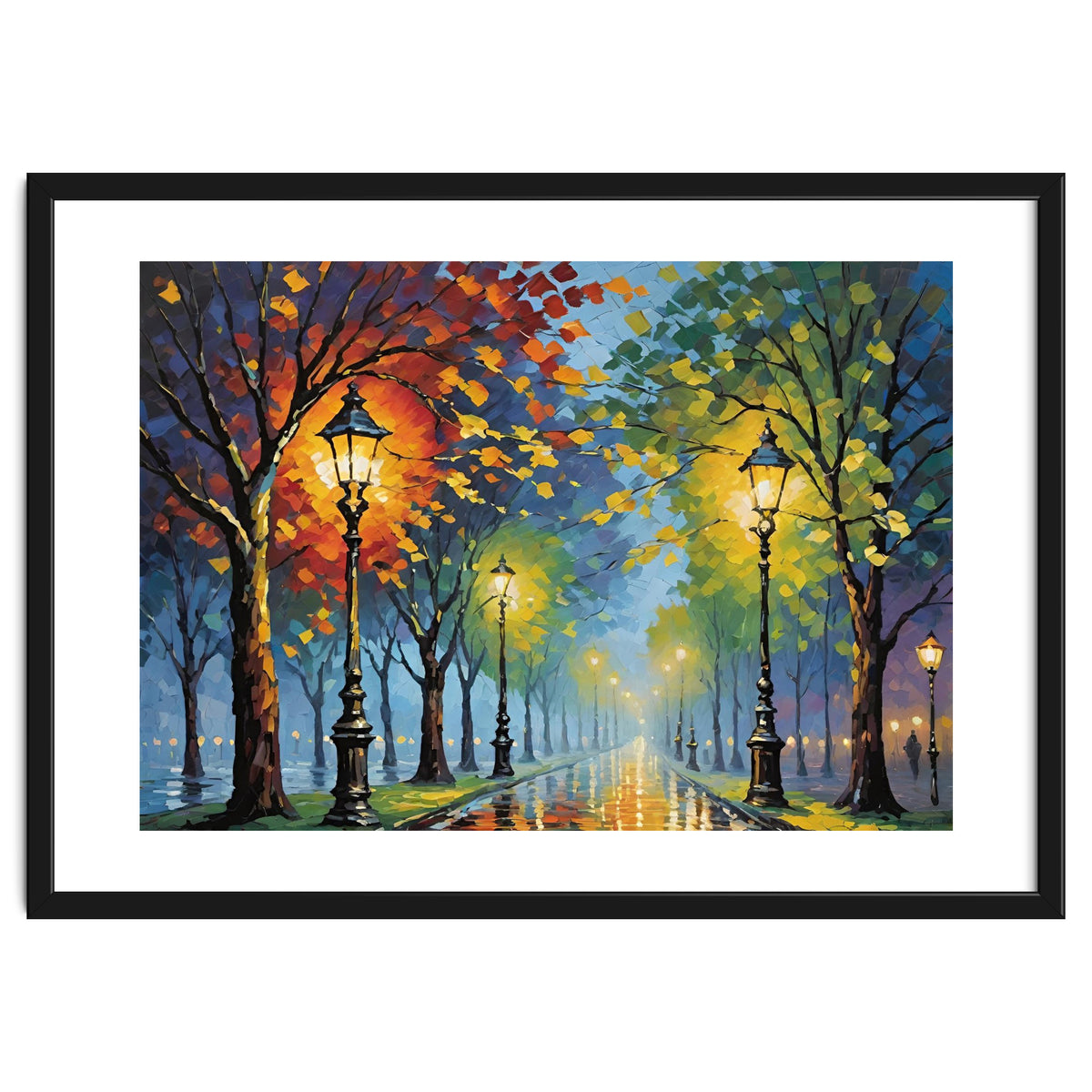 Rainy Abstract Art Nature