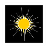 Yellow Bright Radiant Shinning Sun (Print Only) thumbnail