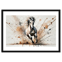 Galloping Horse Front View