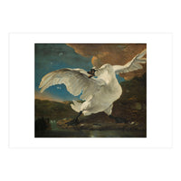 The Threatened Swan. The Threatened Swan; Interpreted later as an Allegory on Johan de Witt. Dati... (Print Only)