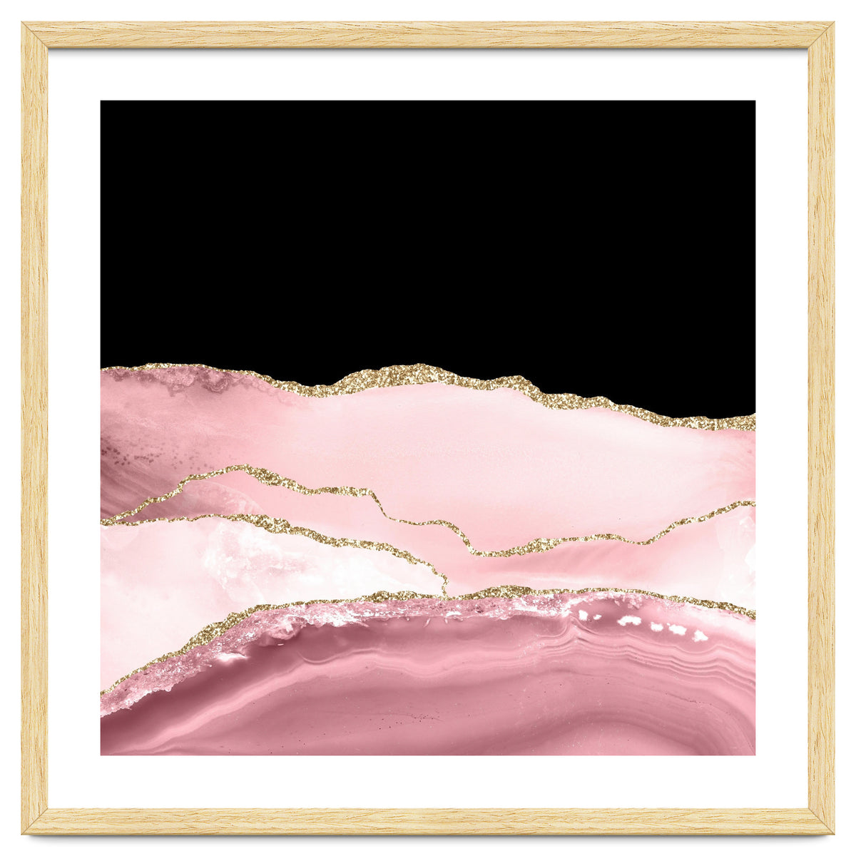 Blush & Gold Agate Texture 02