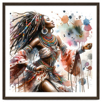 Skyward Beadwork Dancer Portrait