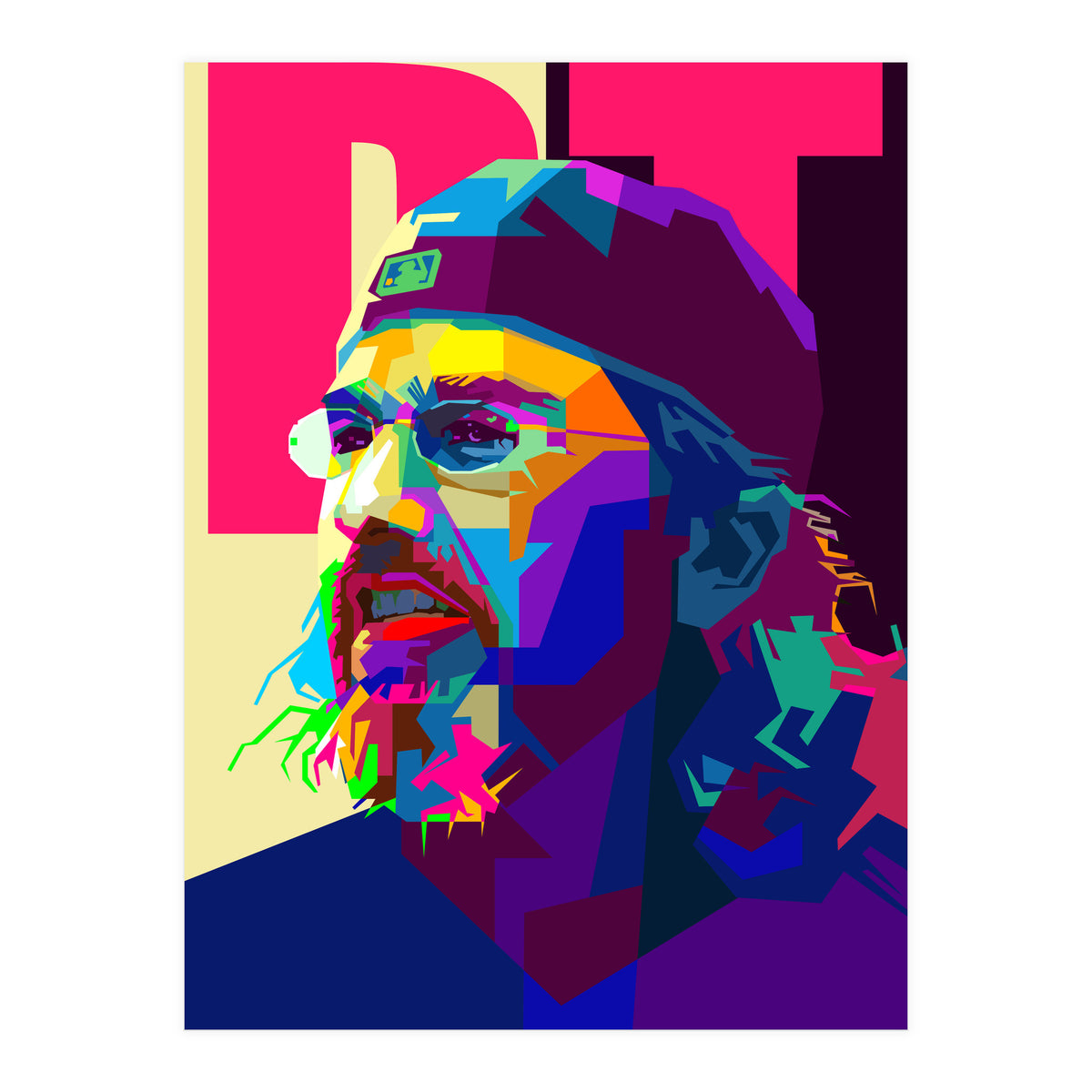 Mike Portnoy Drum Musician Pop Art WPAP (Print Only)