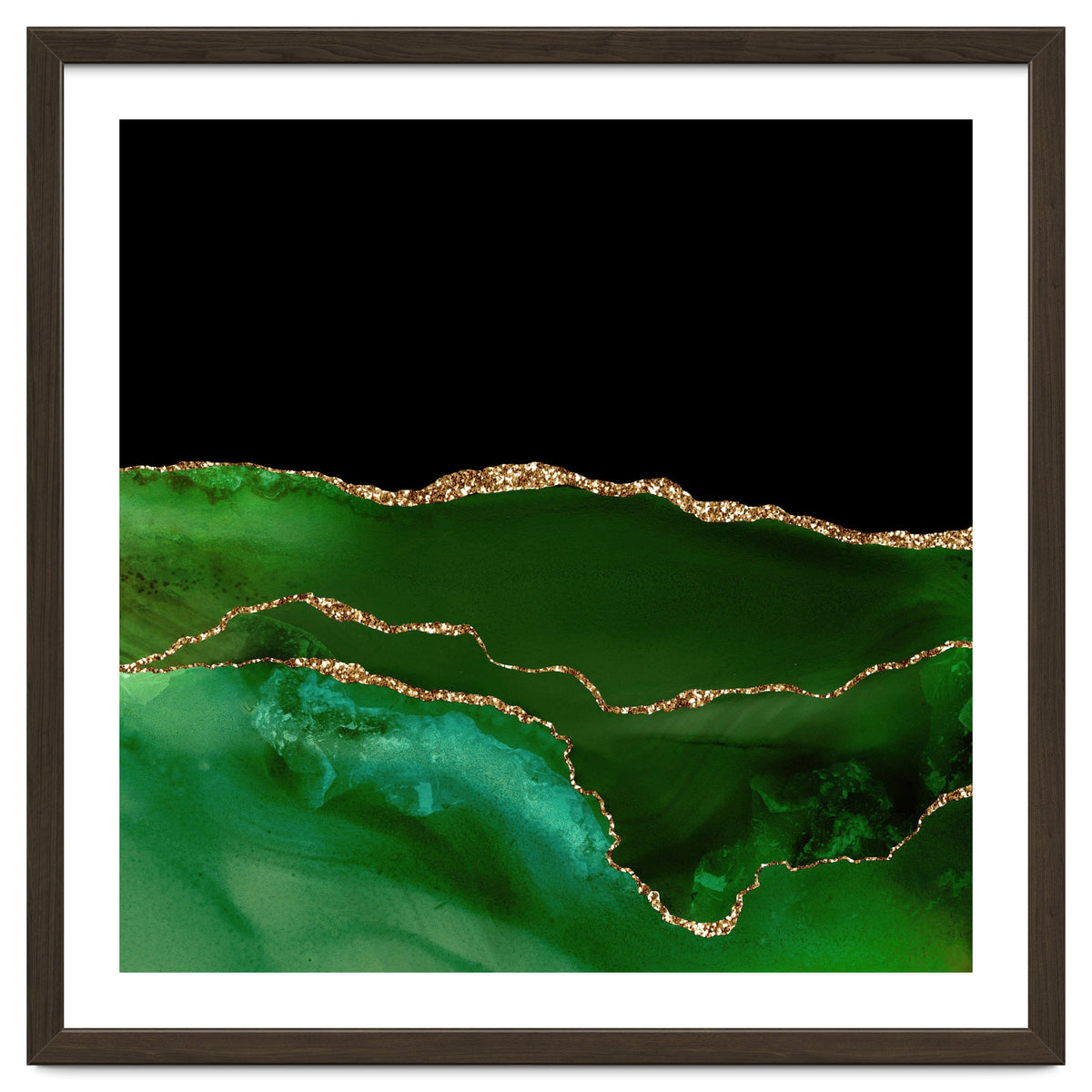 Green & Gold Agate Texture 07