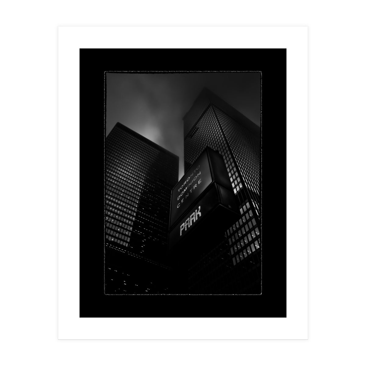 Downtown Fogfest No 16 with Border (Print Only)