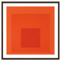 JOSEF ALBERS - HOMAGE TO THE SQUARE RED