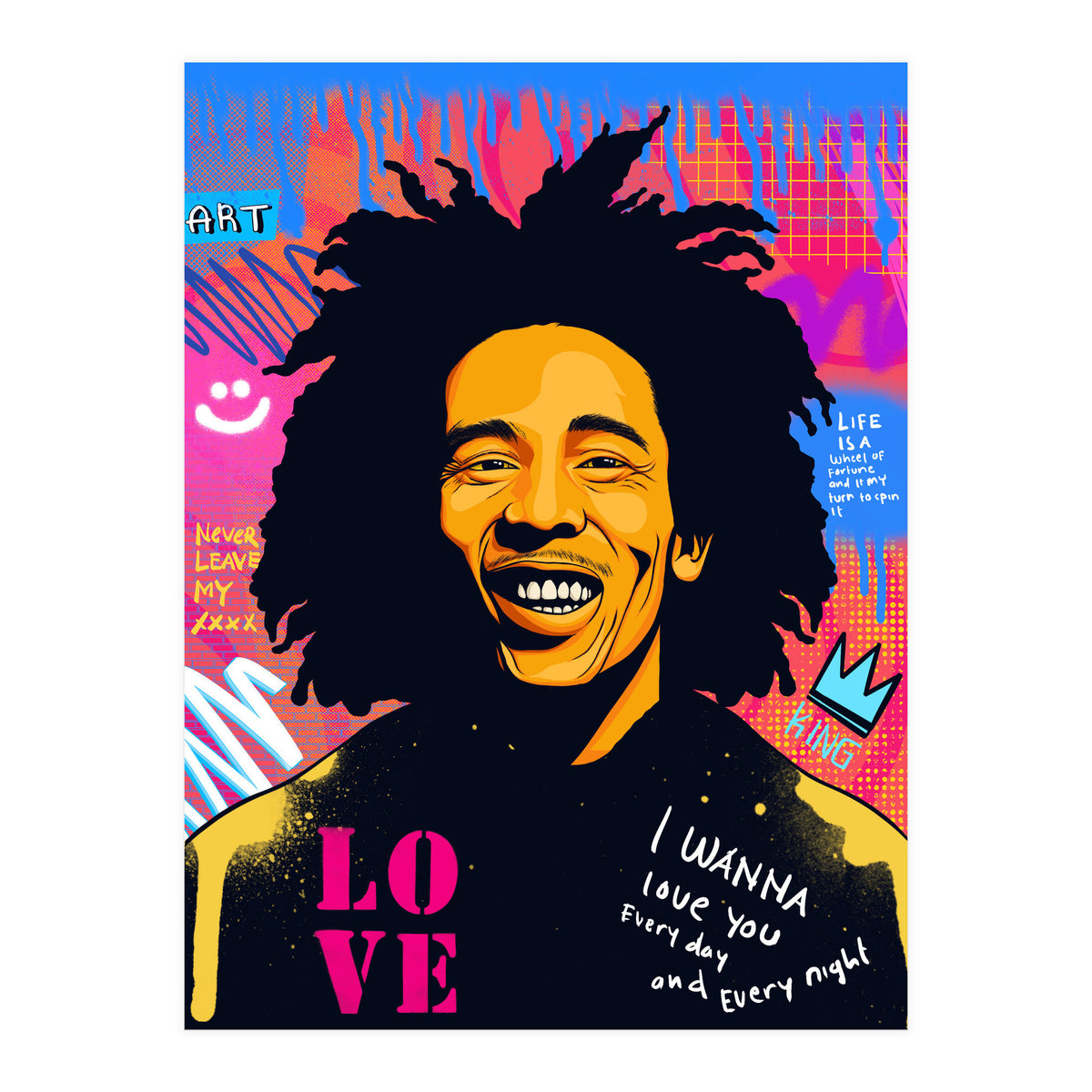 Bob Marley (Print Only)