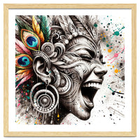 Carnival Scream Portrait