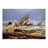 'The Sea of Ice', c. 1823-1824,  Oil on canvas, 96.7 x 126.9 cm. (Print Only) thumbnail