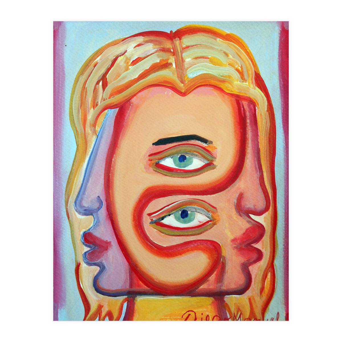 Cabeza De Mujer 10 (Print Only)