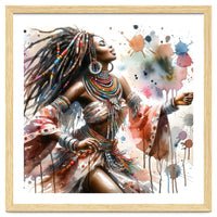 Skyward Beadwork Dancer Portrait