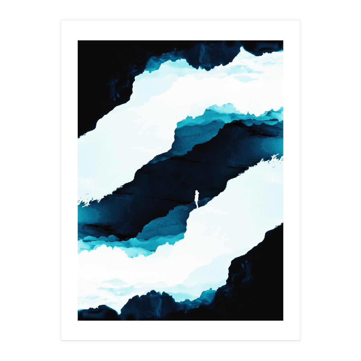 Teal Isolation (Print Only)