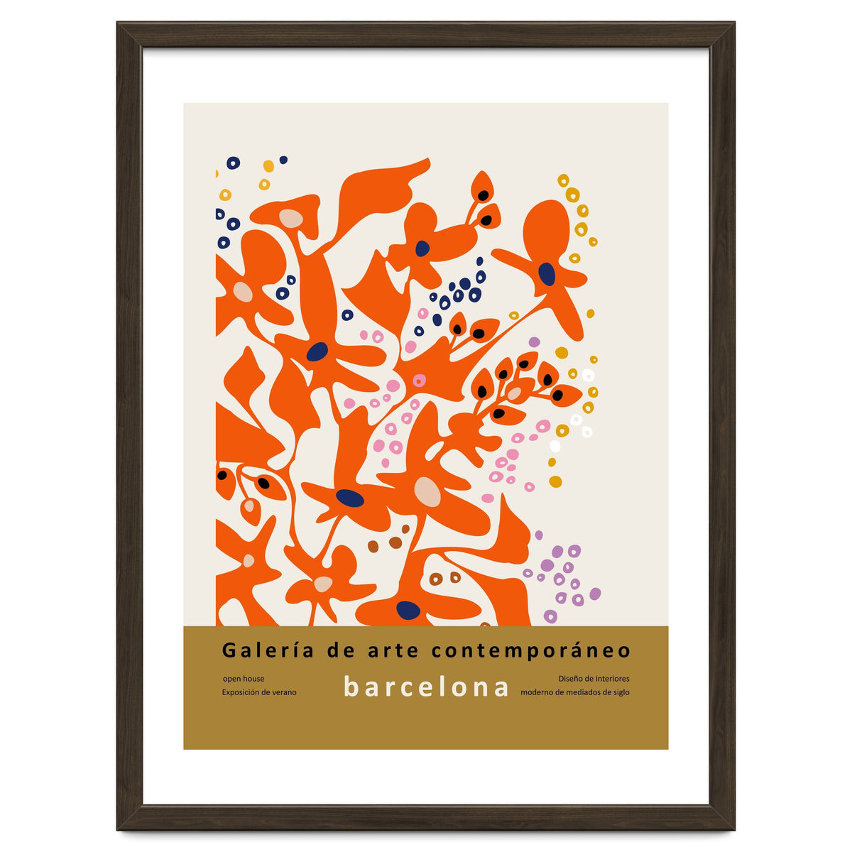 Contemporary art gallery Barcelona design and interior