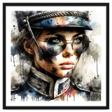 Watercolor Napoleonic Soldier Woman #5 thumbnail
