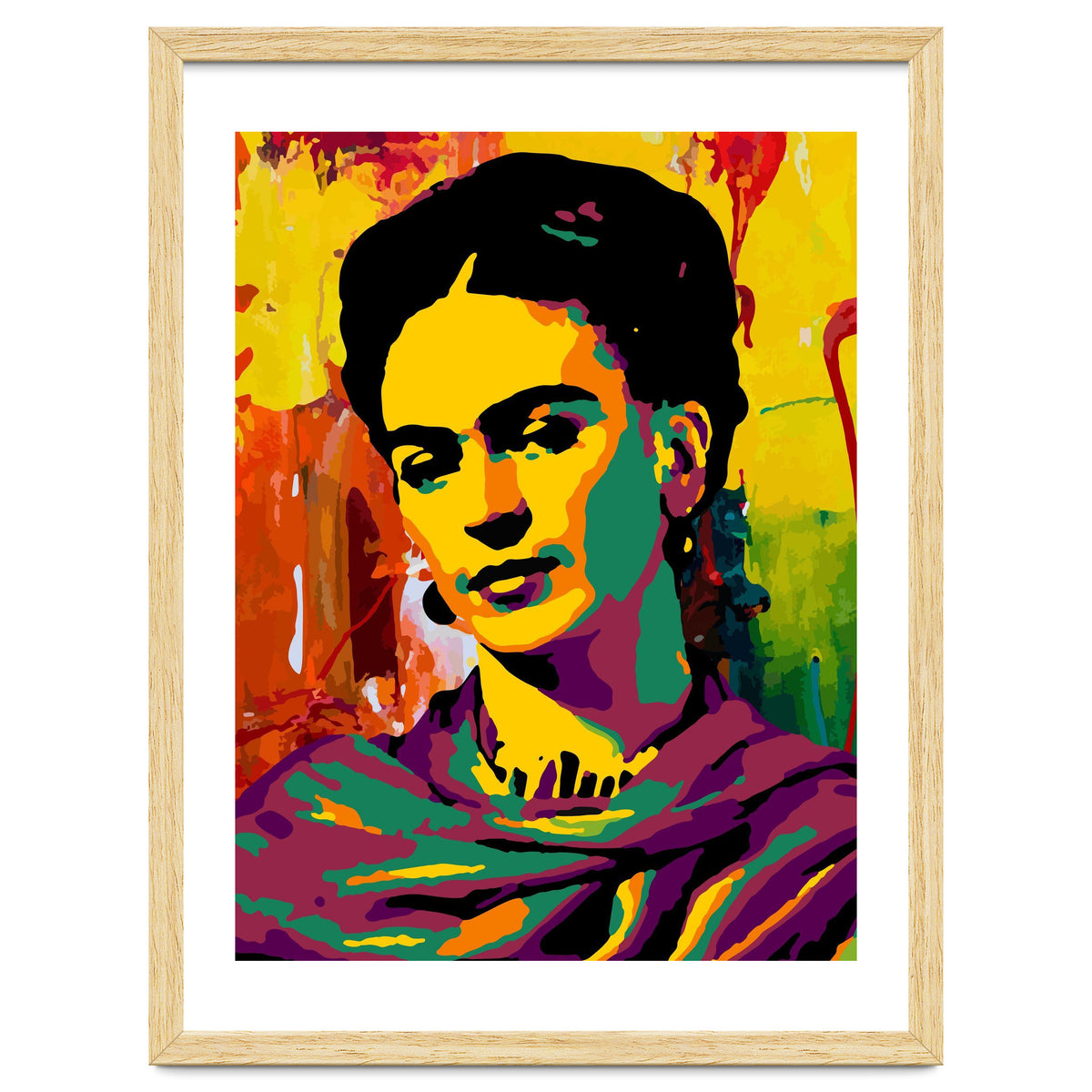 Frida Kahlo Abstract 3