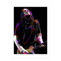 John Frusciante American Musician Guitarist Colorful (Print Only)