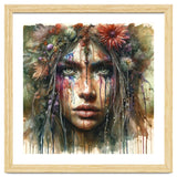 Wild Bloom Druid Woman Portrait thumbnail