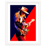 Stevie Ray Vaughan Rock Blues Guitarst Pop Art WPAP thumbnail