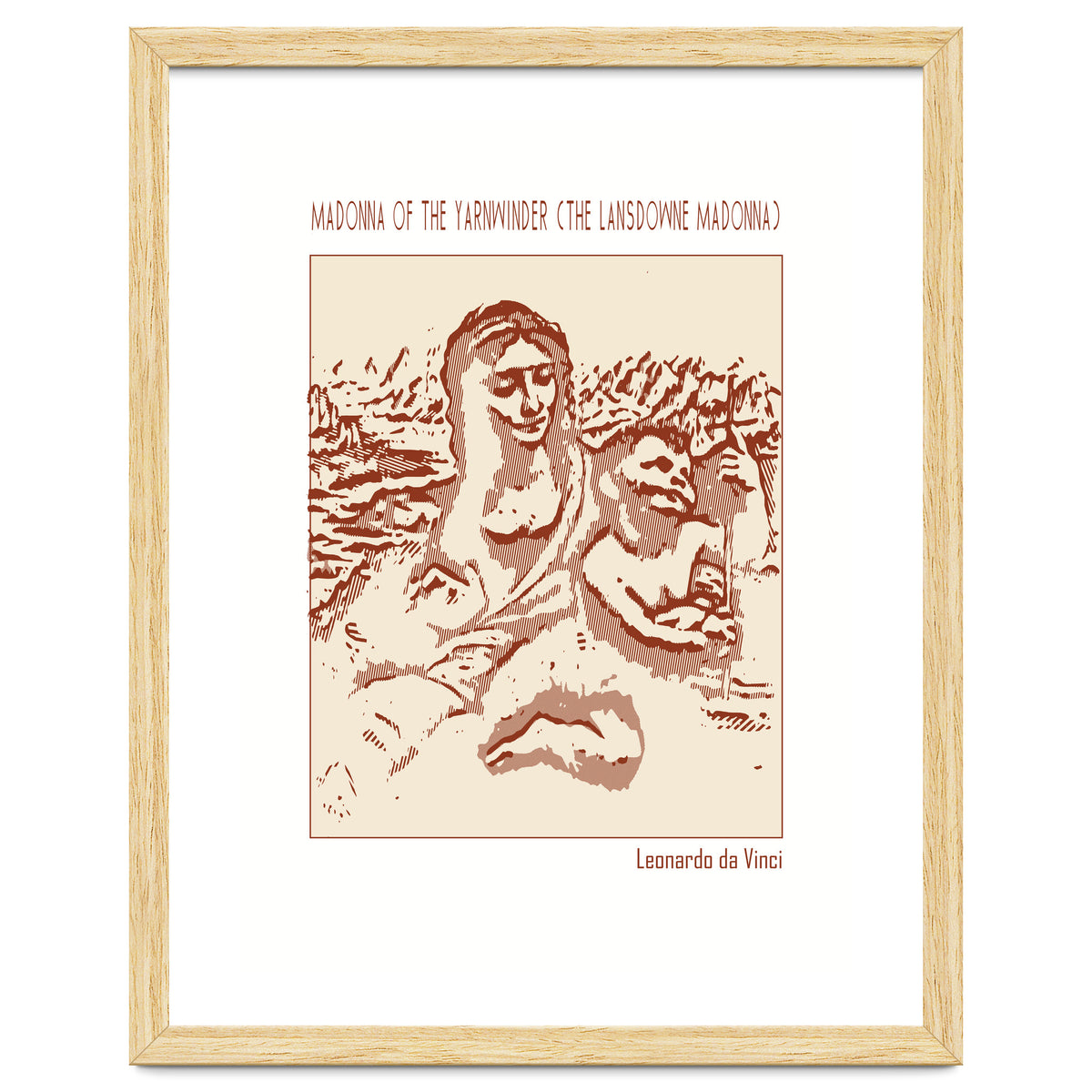 Madonna Of The Yarnwinder (the Lansdowne Madonna)