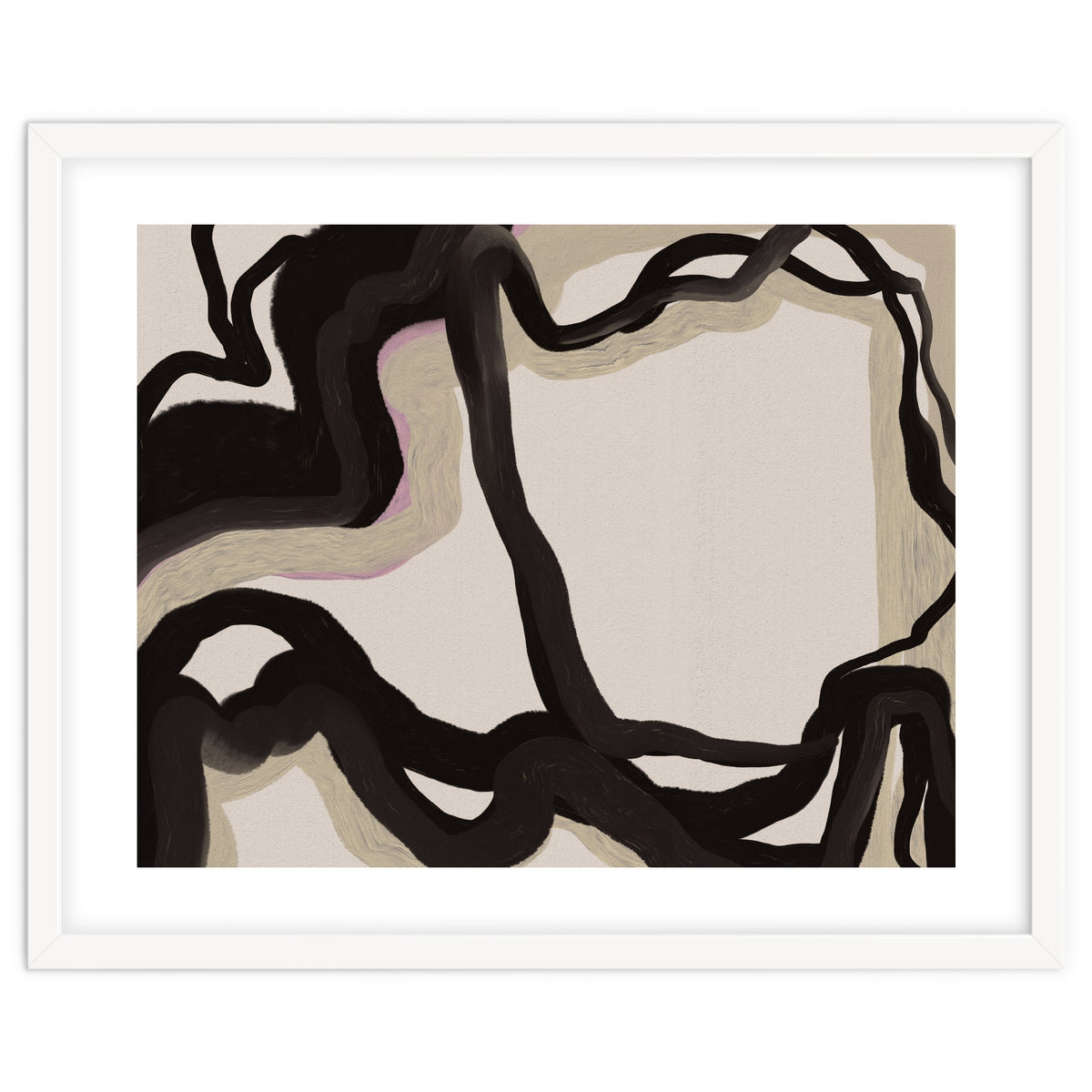 Time oil painting abstract