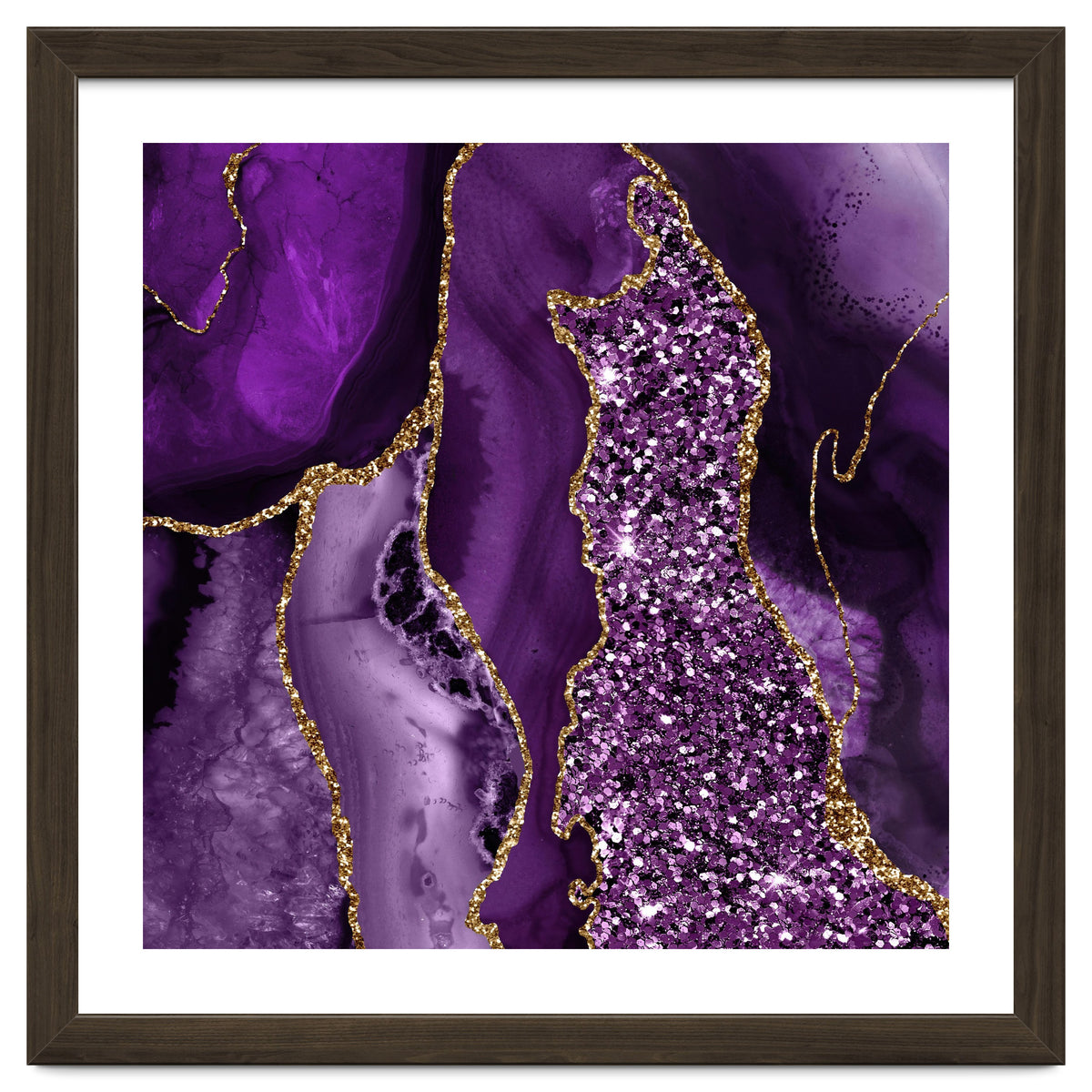 Agate Glitter Ocean Texture 04