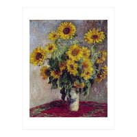 Bouquet of Sunflowers. (Print Only)