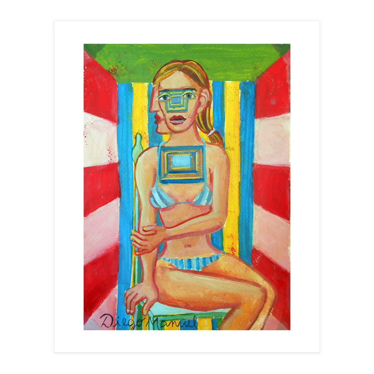 Mujer En La Silla 9 (Print Only)