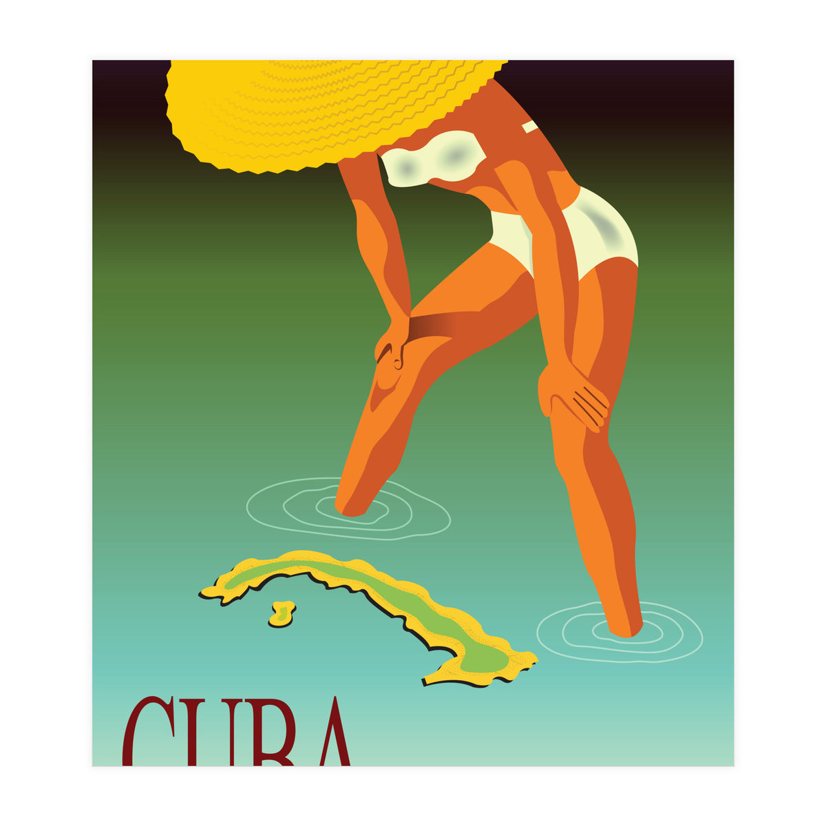 Cuba, Ideal Vacation Land (Print Only)