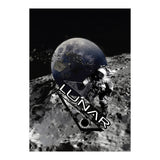 Lunar Moon Planet Astronaut (Print Only) thumbnail