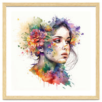 Ethereal Bloom Portrait