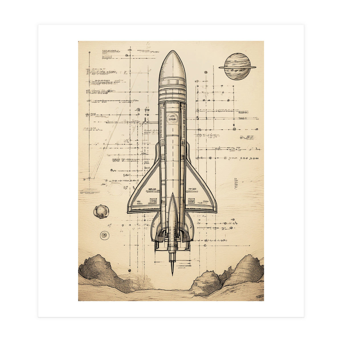 Back To The Moon 011 (Print Only)