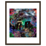 Stone Henge Vibrant Psychedelic Colors thumbnail