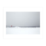 Fence in the winter seascape (Print Only) thumbnail