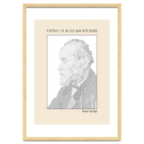 Portrait Of An Old Man With Beard – Ascii Art (vincent Van Gogh) thumbnail