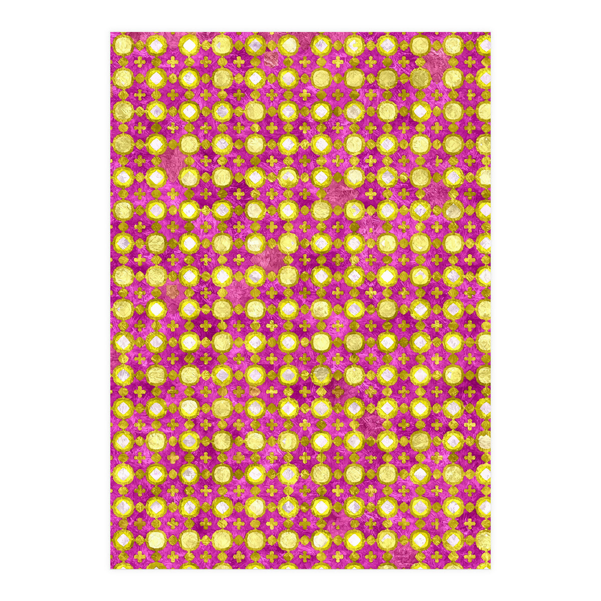 Indian Mirror Fabric (Print Only)