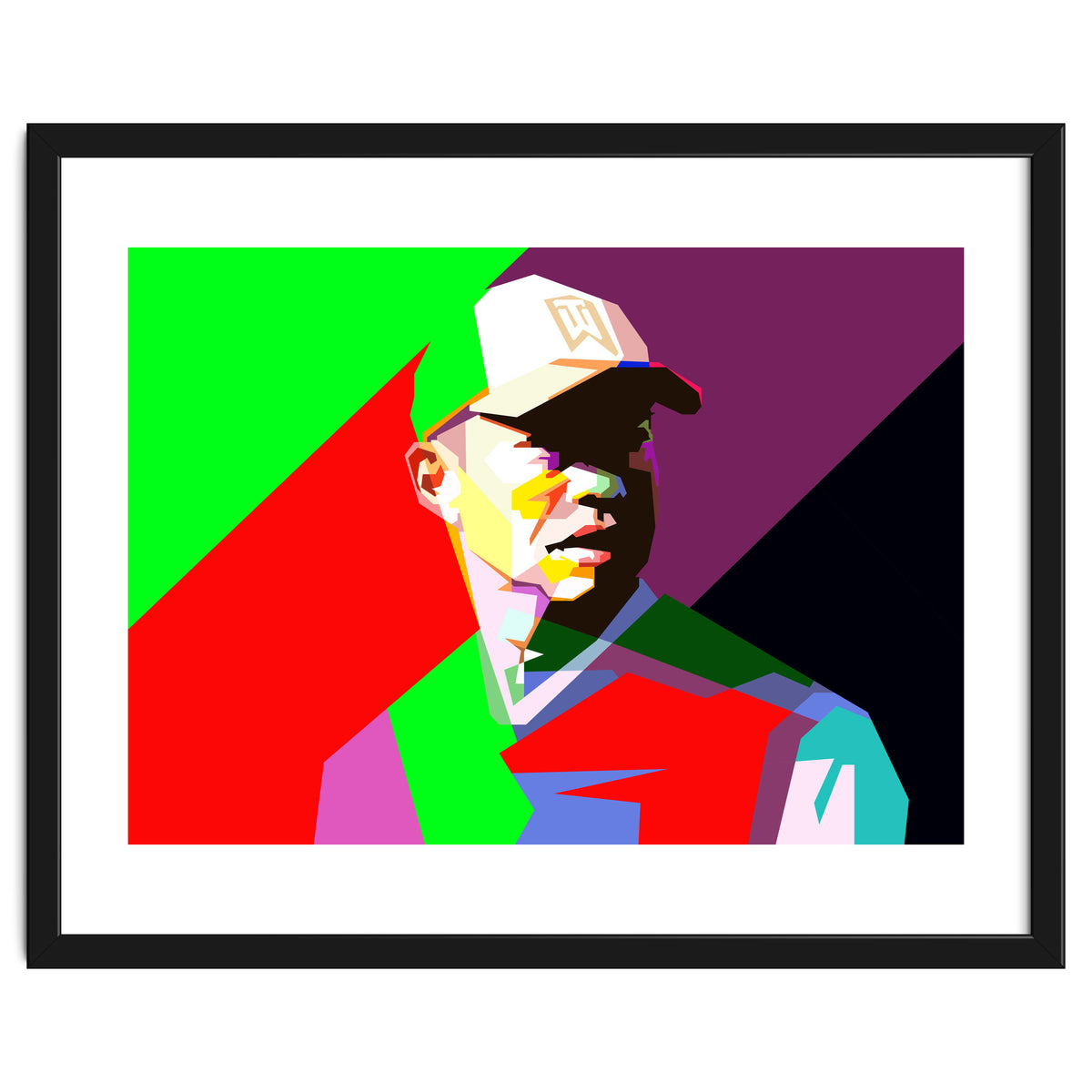 Tiger Woods Golf Legendary Pop Art WPAP