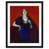The Blue Dress. Date: 1911. Dimensions: 146.2 cm x 114.4 cm, 161.0 cm x 129.4 cm. thumbnail