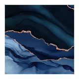 Navy & Rose Gold Agate Texture 12 (Print Only) thumbnail