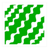 Green Wavy (Print Only) thumbnail