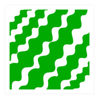 Green Wavy (Print Only)