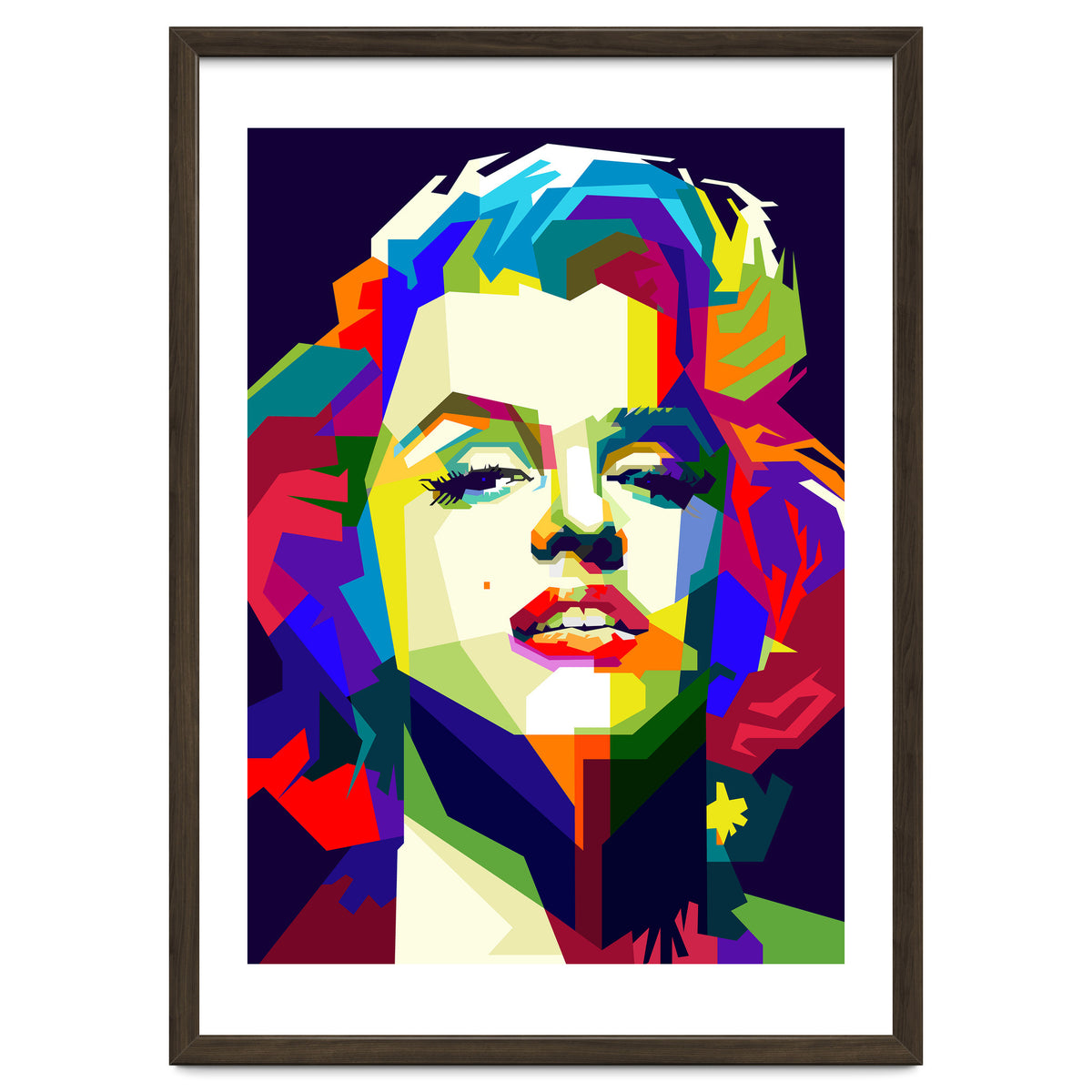 Marilyn Monroe Hollywood Icon Pop Art WPAP