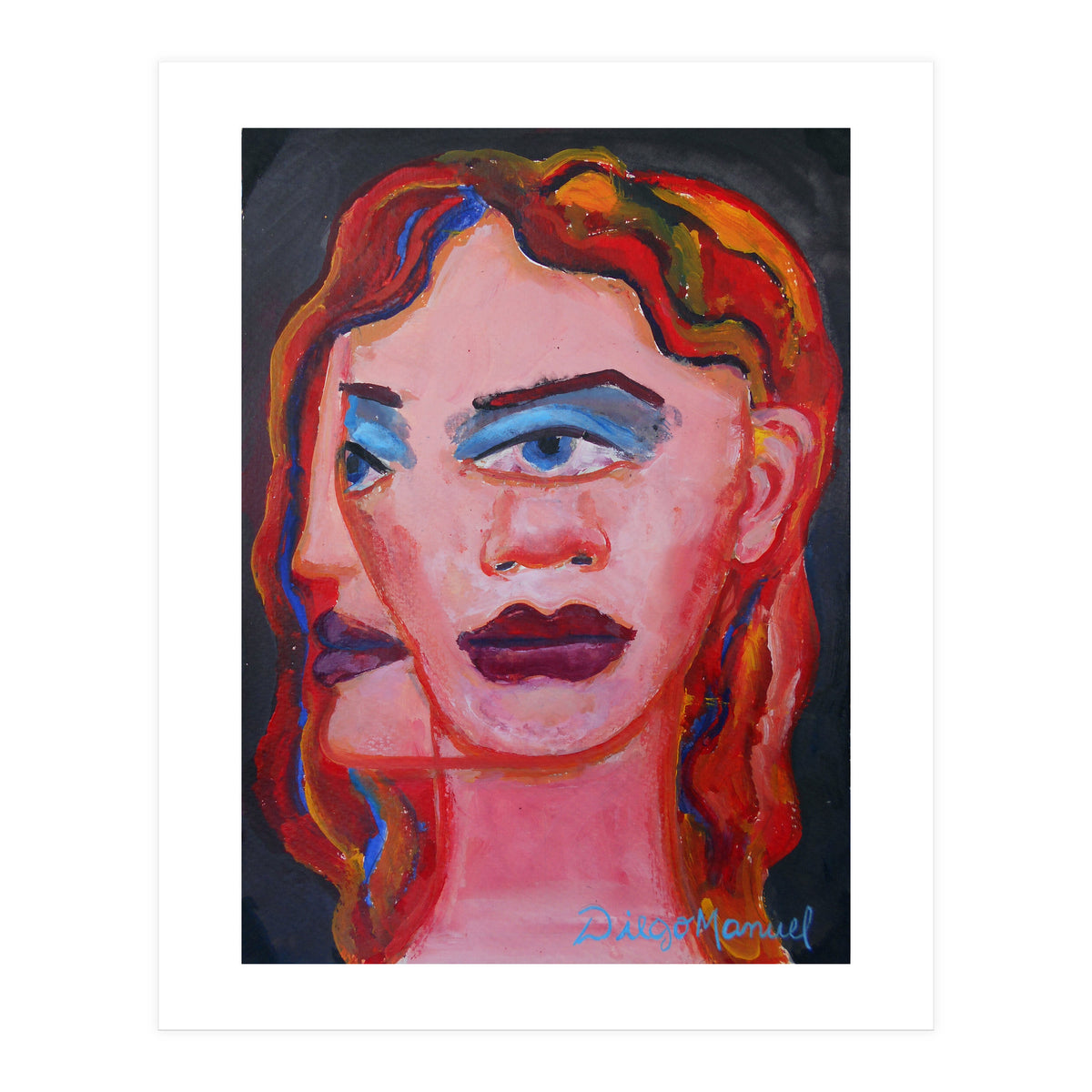 Cabeza De Mujer 7 (Print Only)