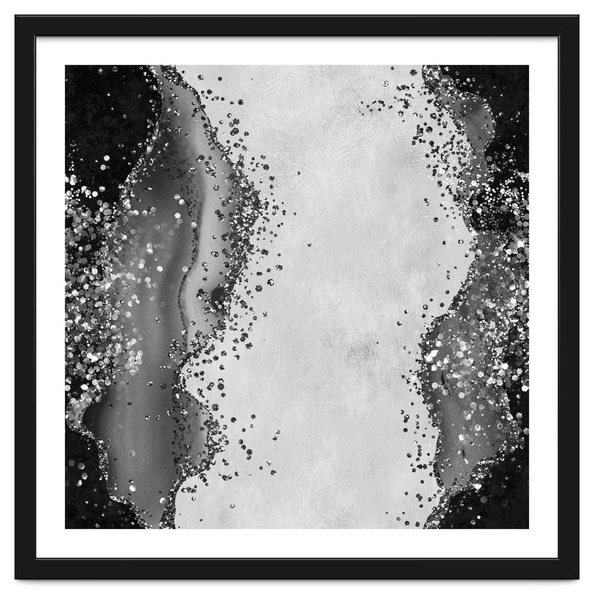 Black Glitter Agate Texture 01