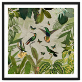 Vintage Exotic Hummingbirds Jungle thumbnail