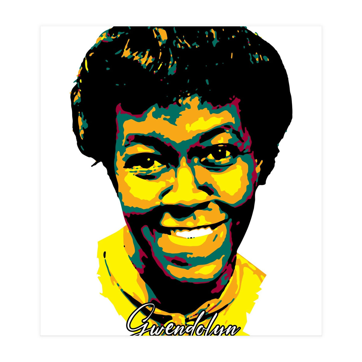 Gwendolyn Brooks American Poet Legend (Print Only)