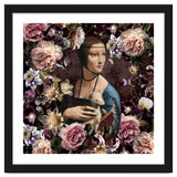 Woman with Ermine And flowers thumbnail