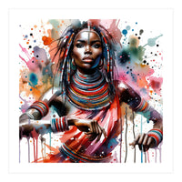 Beaded Majesty Dancer Portrait (Print Only)