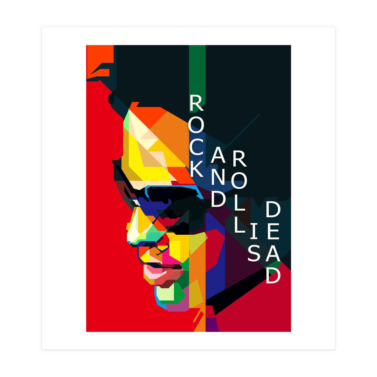 Lenny Kravitz Pop Art WPAP (Print Only)