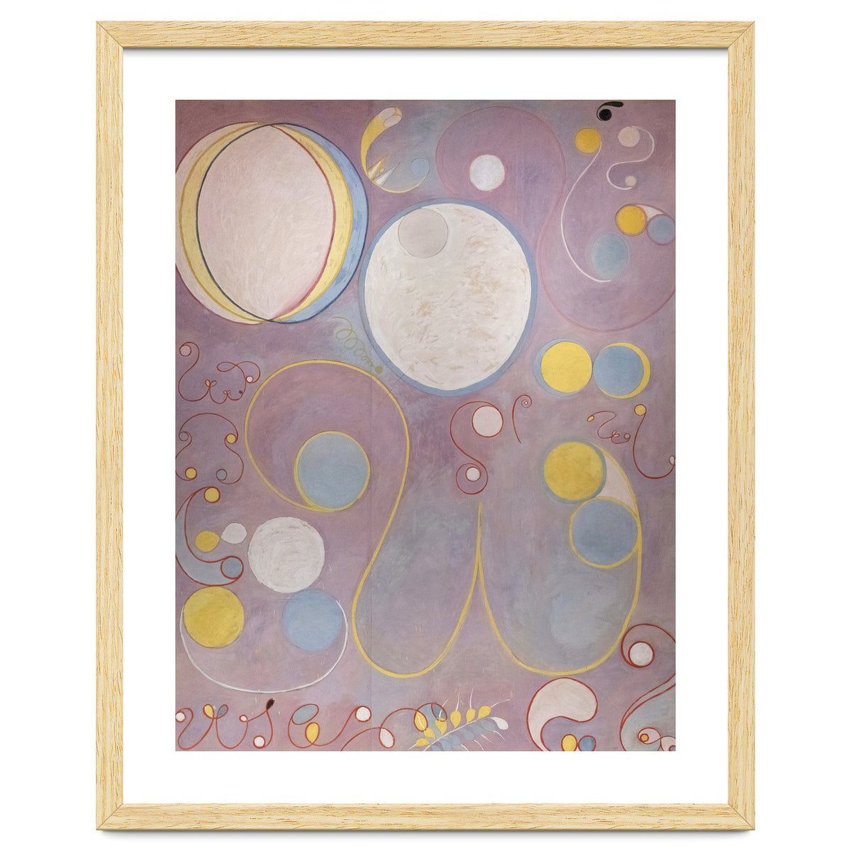 Hilma af Klint - The Ten Largest No 8 Adulthood Abstract Spiritual Geometry Art